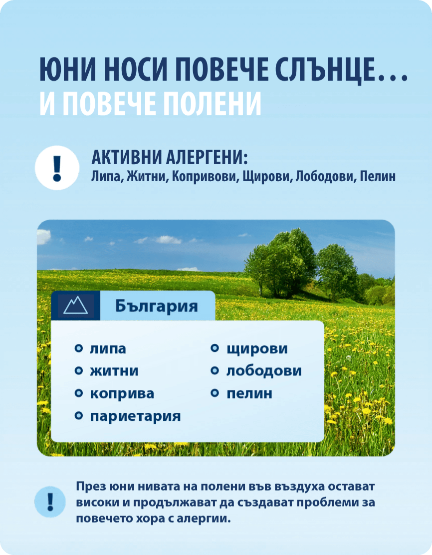 alergy calendar